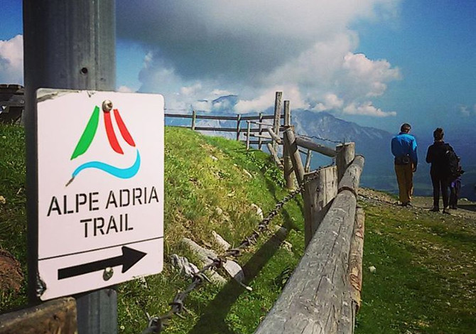 Most beautiful panoramas Alpe Adria Trail