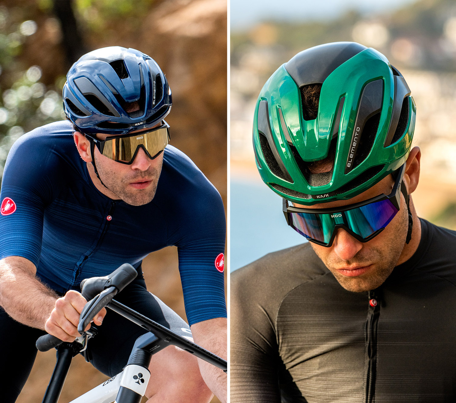 Cycling helmet KASK Element aerodynamics, ventilation and safety ...