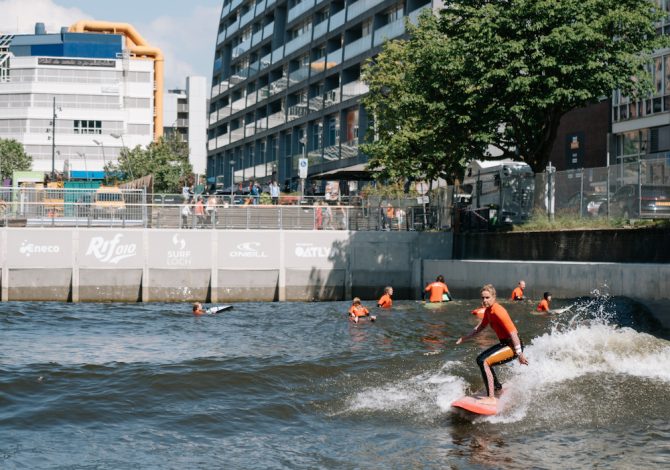 surf a Rotterdam in città