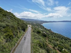 Ciclovia della Via Silente della Campania, nel Parco Nazionale del Cilento, Vallo di Diano e Alburni