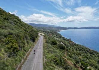 Ciclovia della Via Silente della Campania, nel Parco Nazionale del Cilento, Vallo di Diano e Alburni